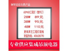 品牌集成吊顶600*600led工程平板灯60x60led面板灯办公嵌入式灯