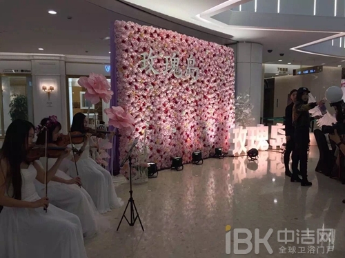 上海喜盈门玫瑰岛500平方旗舰店开业！张总霸气开展，徐总现场热庆